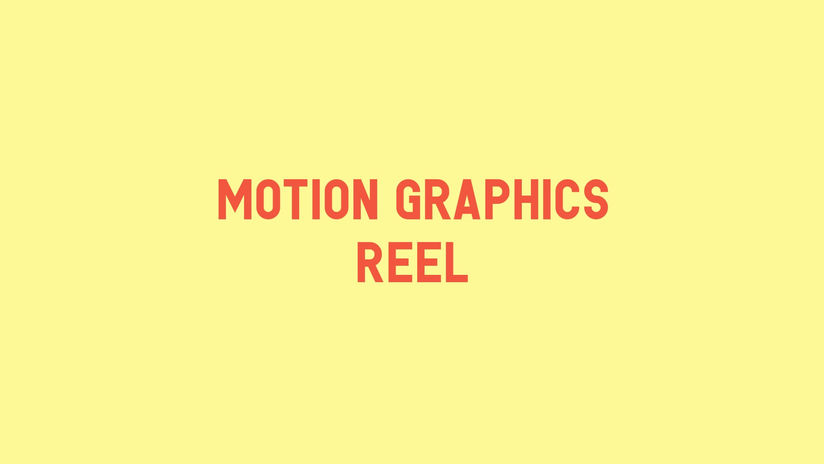 Motion Graphics Reel